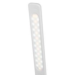 Настольный светильник ЭРА NLED-502-11W-W светодиодный с RGB ночником белый | Светодиодные настольные лампы