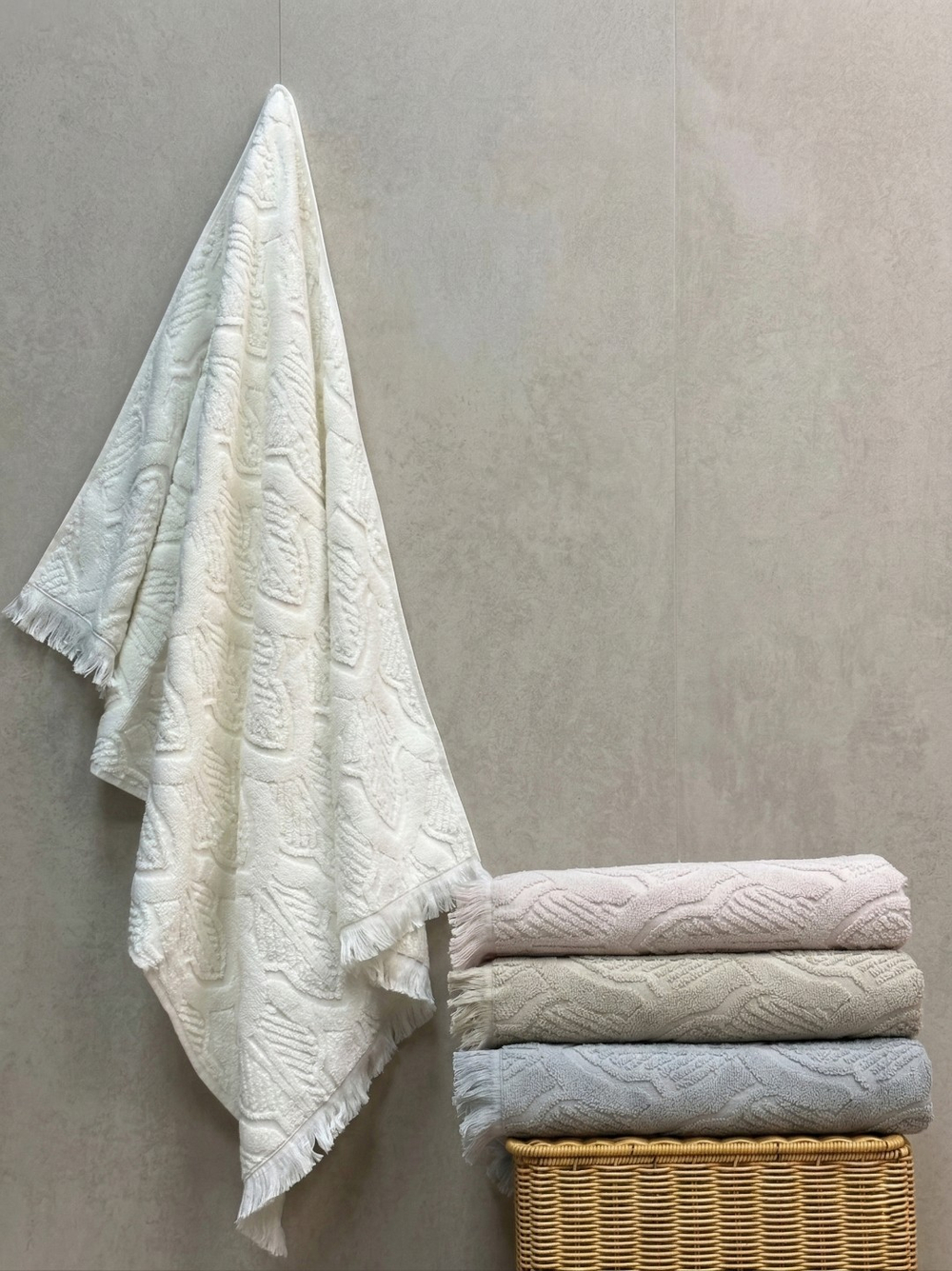 PUPİLLA COLLECTİON Набор Полотенец CASAMIRO 70*140 4пр. 100% Хлопок
