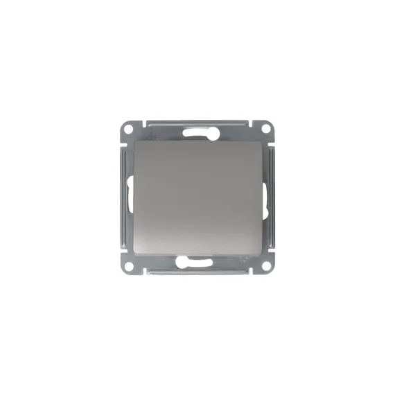 Выключатель одноклавишный Systeme Electric Glossa Платина GSL001211