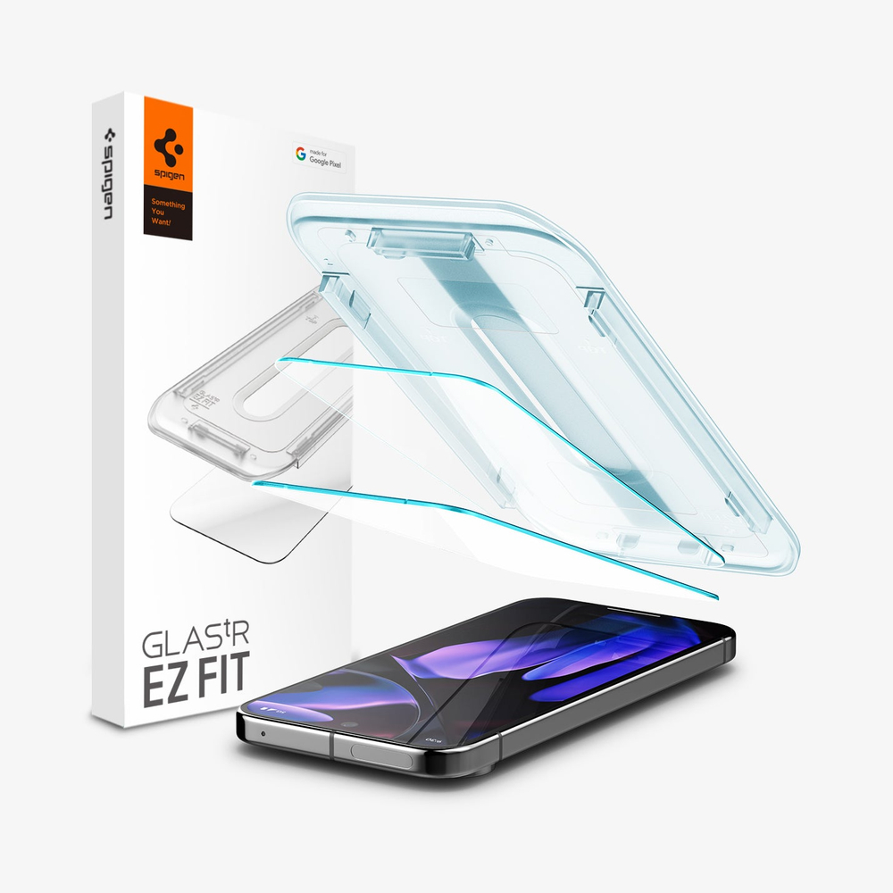 Защитное стекло Spigen Glas.tR EZ Fit 2 шт. для Google Pixel 9 / 9 Pro / 10 / 10 Pro Clear