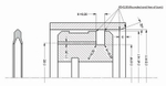 A810-025 Пневматическое уплотнение поршня 25-15-2,3