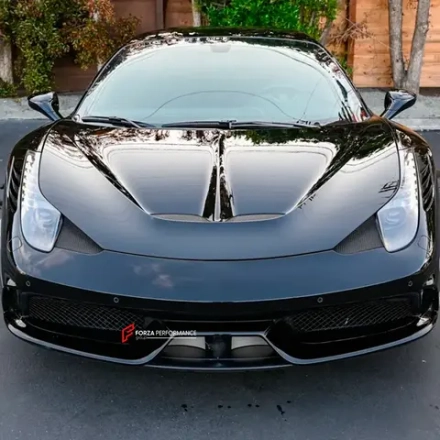 Карбоновая губа переднего бампера для Ferrari 458 Speciale 2013-2015 Феррари