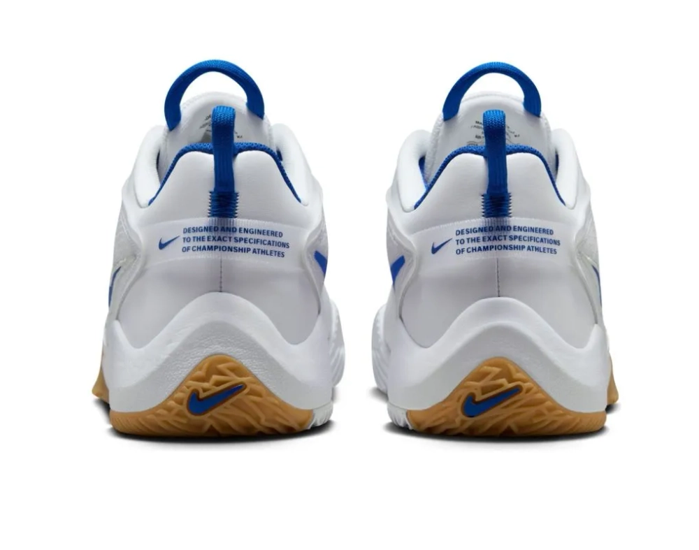 Мужские кроссовки для сквоша/бадминтона Nike Air Zoom Hyperace 3 - white/game royal/photon dust