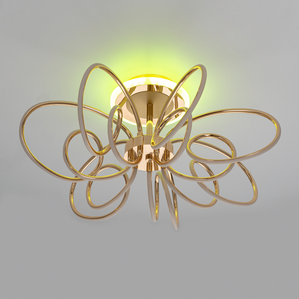 Citilux SALMA SMART CL224A172 RGB LED Умная люстра Золото