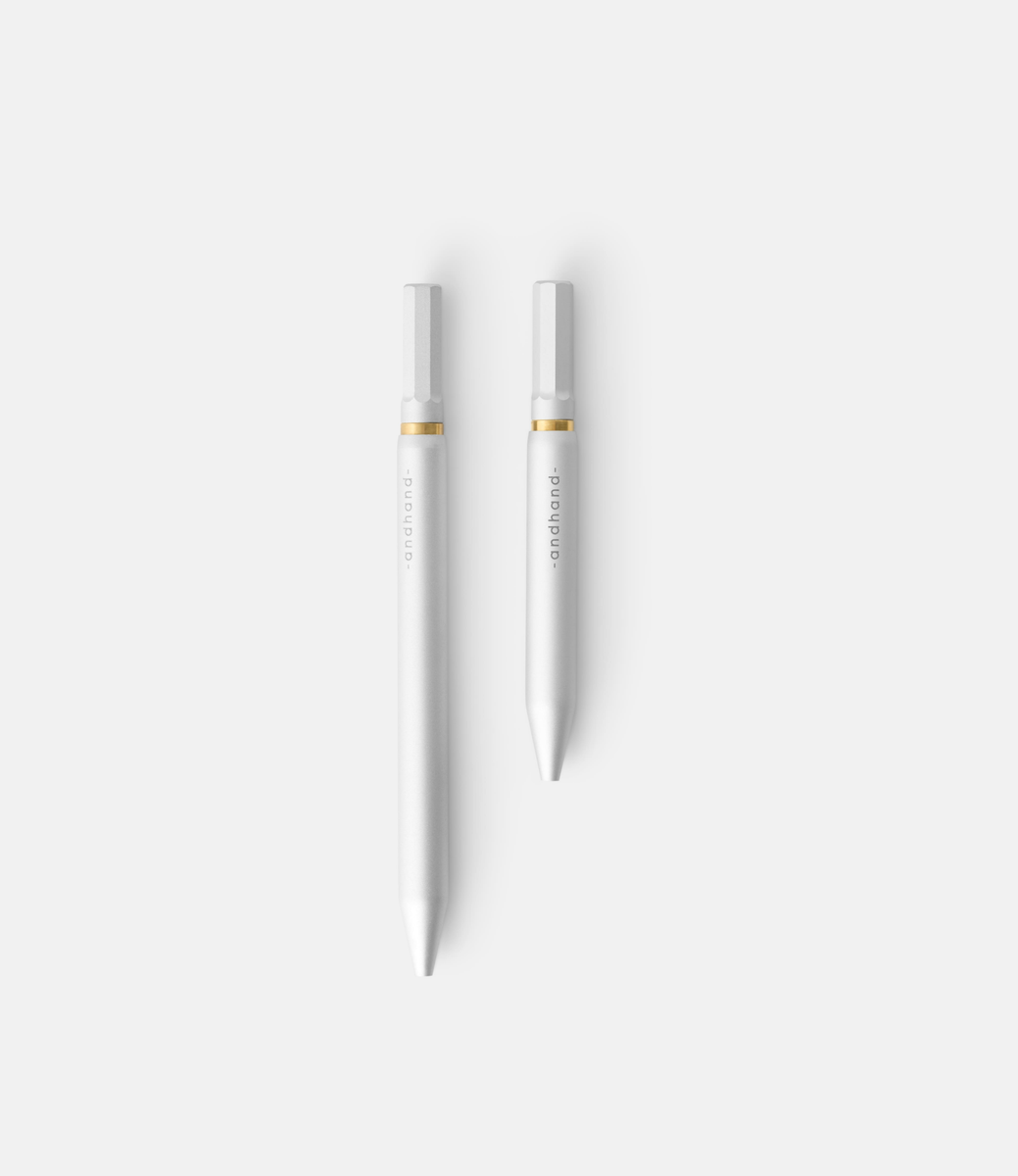 Andhand Method Pen Silver — ручка из алюминия с поворотным механизмом