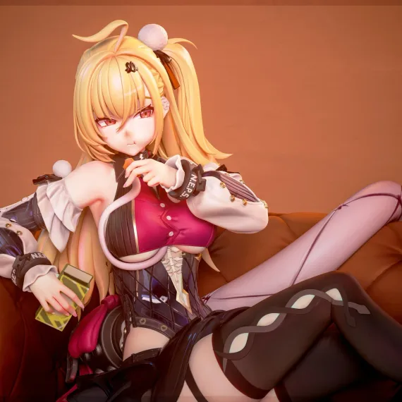 Cissia on the sofa - Zenless Zone Zero