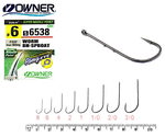 Крючок Owner с кольцом 56538 Worm BH-Sproat -