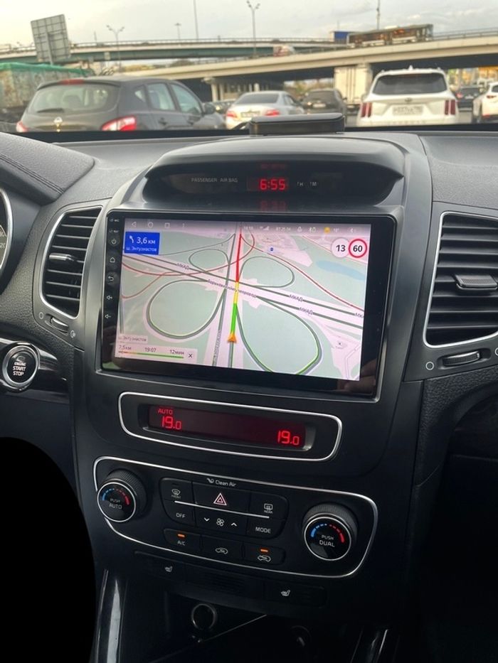 Магнитола для KIA Sorento 2 XM 2012-2020 c экраном климата снизу - Kuberg OL-9794-1 IPS, Android 10, 4G SIM-слот