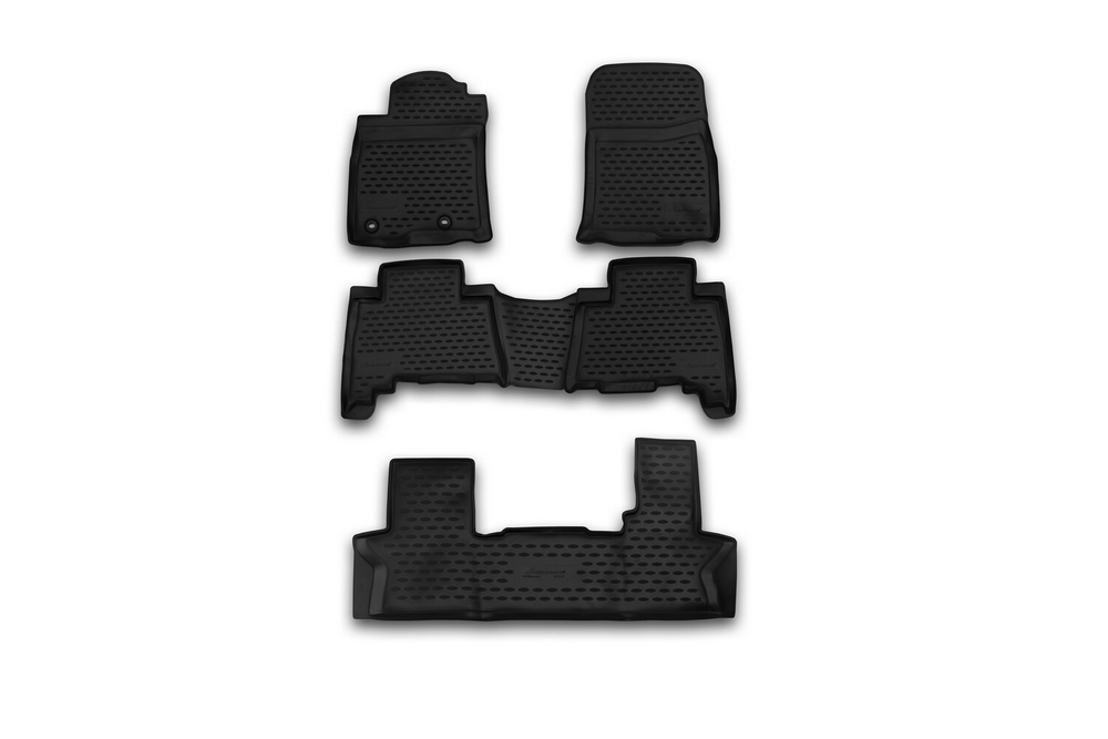 Коврики в салон TOYOTA Land Cruiser Prado 150 2013->, 7 мест, 5 шт. (полиуретан) NLC4876210K