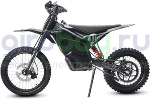 Электромотоцикл Эндуро WHITE SIBERIA BELLLUGA 001 3900W (60V/27Ah) - Чёрный фото №4