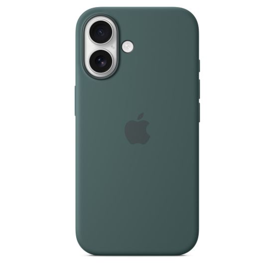 Чехол Silicone Case MagSafe для iPhone 16 Зеленый