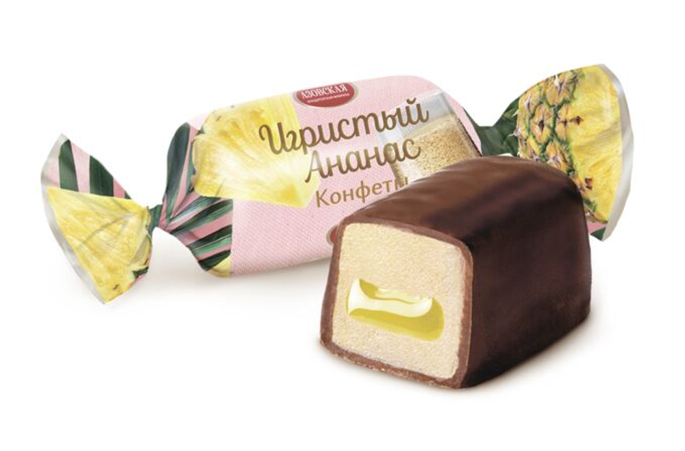 Конфеты помадная Игристый ананас 1 кг