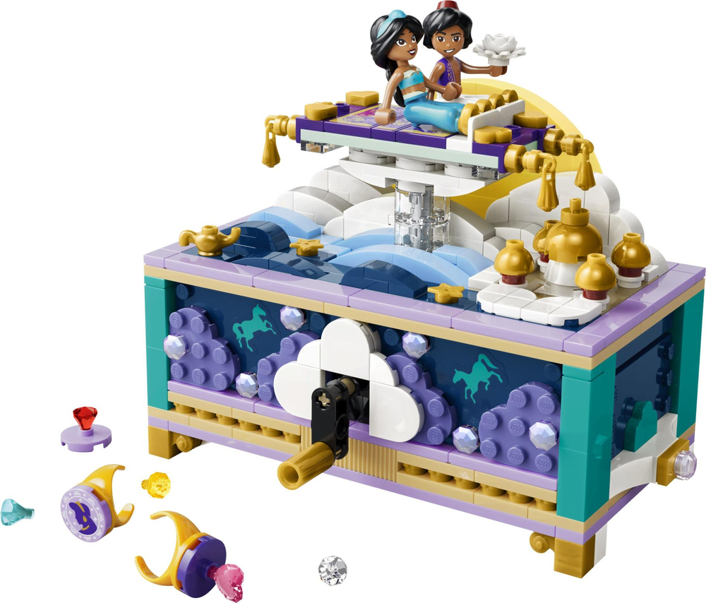 Конструктор Лего Дисней Шкатулка с украшениями Жасмин 43295 | LEGO Disney Princess Jasmine’s Jewelry Box 458 деталей 6+