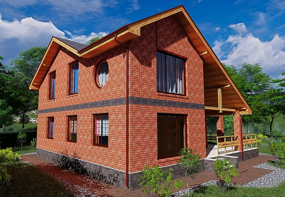 Кирпич Керма Красный RUSSET GRANITE