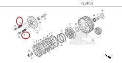22401-KYJ-902. SPRING, CLUTCH. Honda CRF250L-M-Rally, CBR250, CB250R.