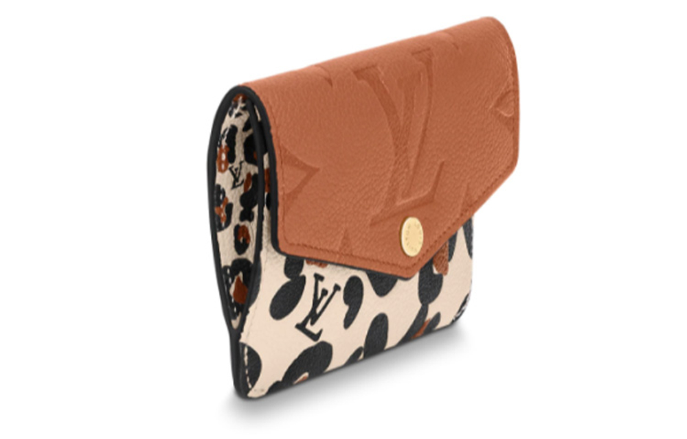 LOUIS VUITTON Key Pouch Wild At Heart Caramel