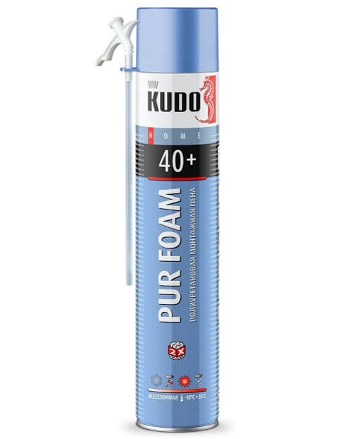 Пена монтажная KUDO HOME 40+  бытовая всесезонная  700г / KUPH10U40+