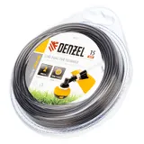 Леска для триммера, двухкомпонентная круглая 2 мм, 15 м Extra cord Denzel — фото 1