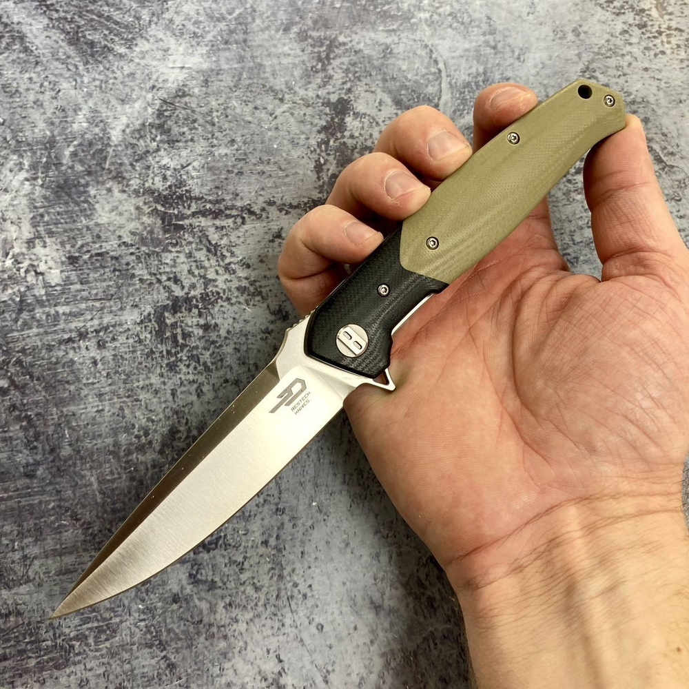 Складной нож Bestech BG03B Swordfish Black Beige