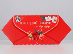 Коробка - конфета складная «Новогодняя почта», 14×22×8 см, Новый год