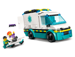 Конструктор Лего Сити Скорая помощь | LEGO City Ambulance 60451 — набор для детей 184 деталей (5+)