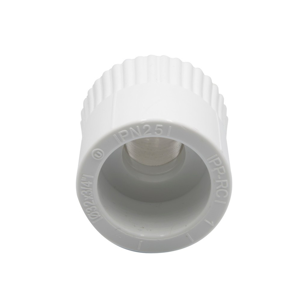 Муфта комб. нар 32х3/4'' EVER® БЕЛЫЙ штрихкод (Россия)