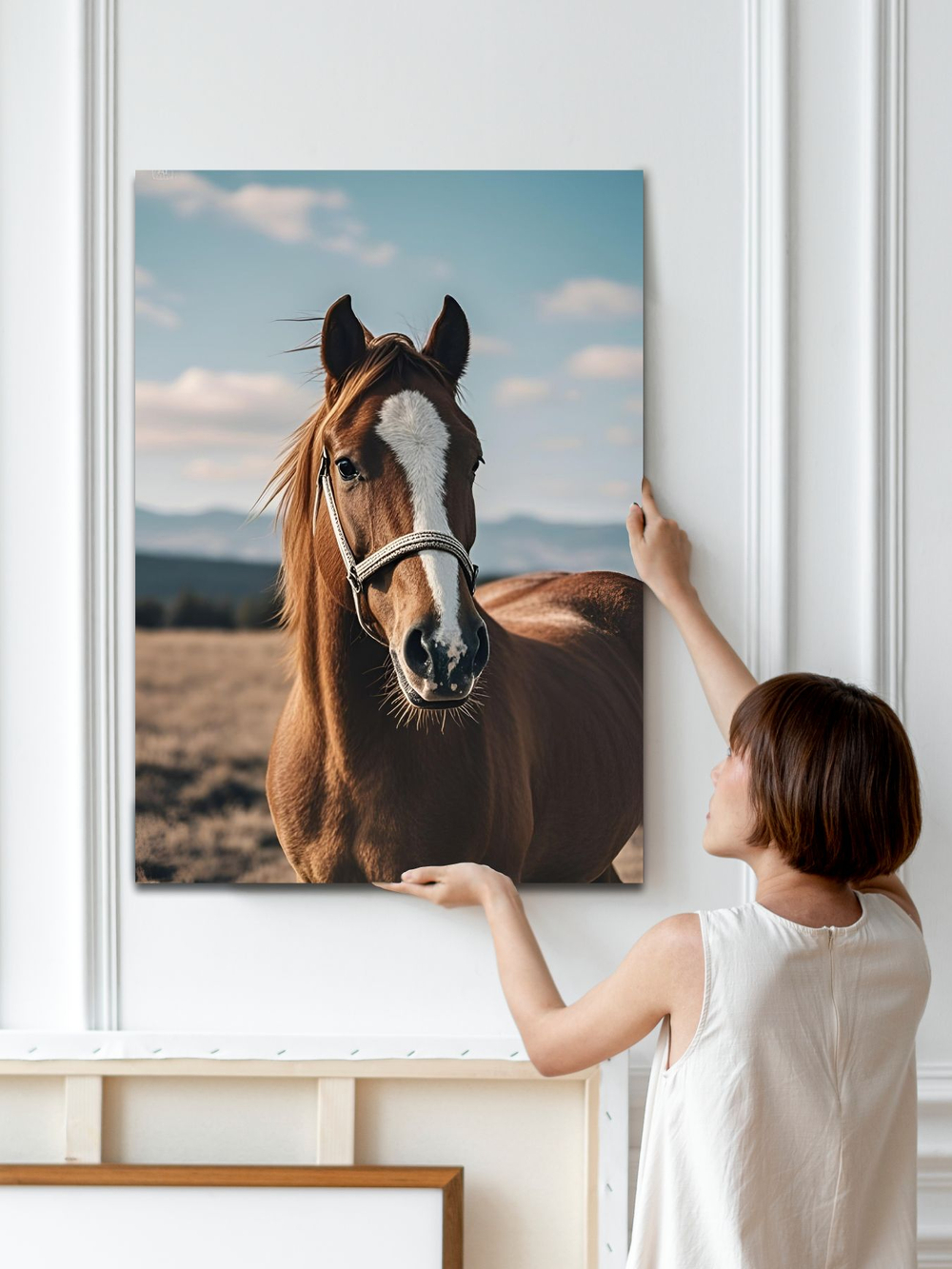 Картина Стойло интерьерная 50x70см 1шт.