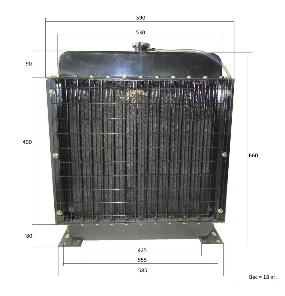 Радиатор охлаждения TDY 27 4L/Radiator