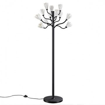Торшер 12*G4 5090/12F черный матовый/белый/ Modern Gardi Odeon Light