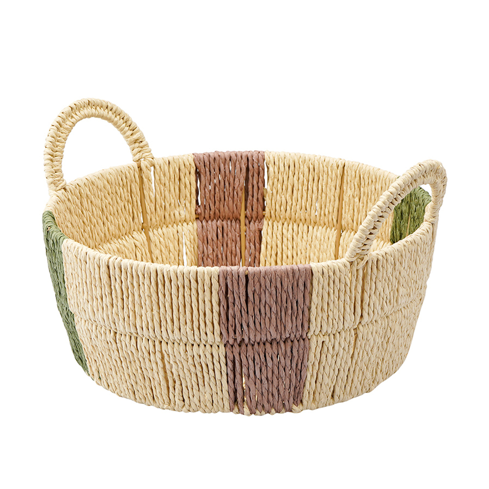 Корзина плетеная круглая bodhran nature из коллекции ethnic, размер l