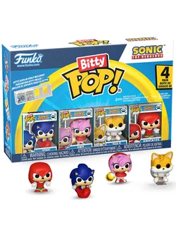 Funko Bitty POP! Sonic the Hedgehog (Sonic + Amy + Tails + Knuckles) 4PK