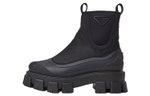 PRADA Monolith Ankle Boots Men"s Black