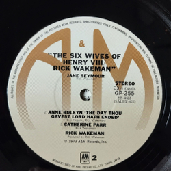 Винтажная виниловая пластинка LP Rick Wakeman The Six Wives Of Henry VIII (USA 1973)
