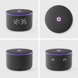 Умная колонка Yandex Станция Мини 3 Про Алиса черный 18W 1.0 BT/Wi-Fi (YNDX-00059BLK)