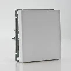 Выключатель одноклавишный Systeme Electric ArtGallery Лотос, самозажимные клеммы GAL001311S