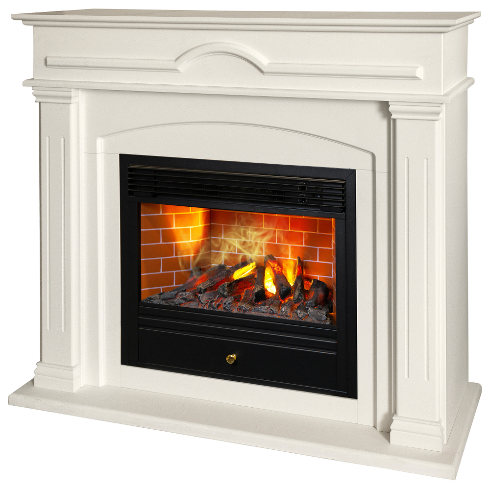 Каминокомплект Real Flame Mirra 26 WT с очагом 3D Novara