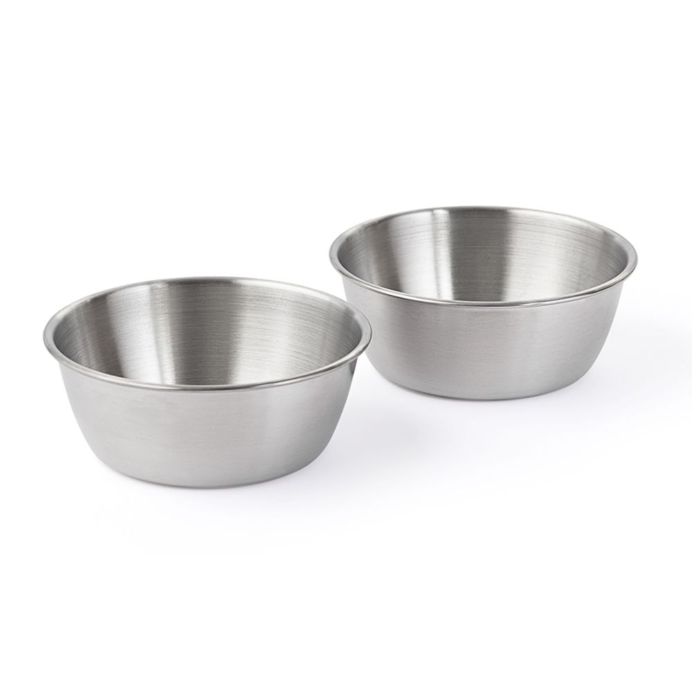 Миска двойная на подставке Плато мятного цвета из коллекции Pets Essential