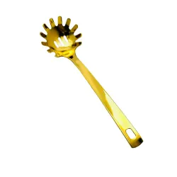 Ложка для спагетти 24,5 см Square Tip нерж. цвет золото PVD P.L. Proff Cuisine