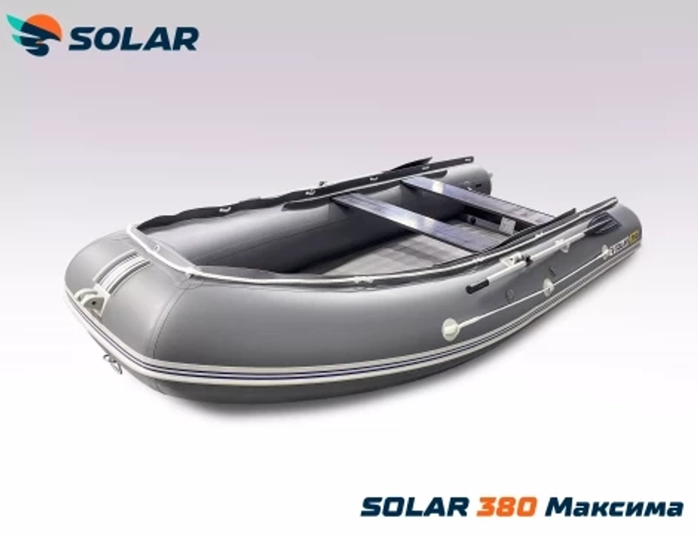 Лодка надувная моторная solar-380 к (максима)