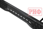 Пороги силовые Toyota Land Cruiser Prado 120 черные РИФ