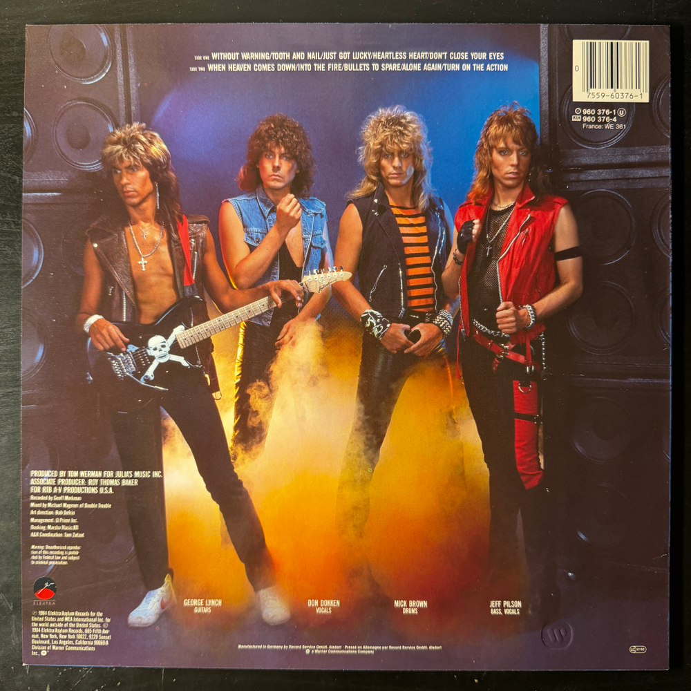 Dokken – Tooth And Nail (Германия 1984г.) Т