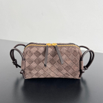 Сумка Bottega Veneta Concert Pouch — коричневая — фото 2