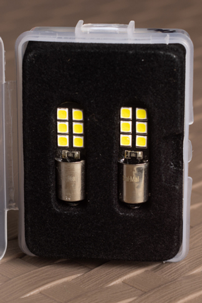 Sal-man T4W (BA9S) 12 SMD Can-Bus 12V 6000K 380Lm (Пара)