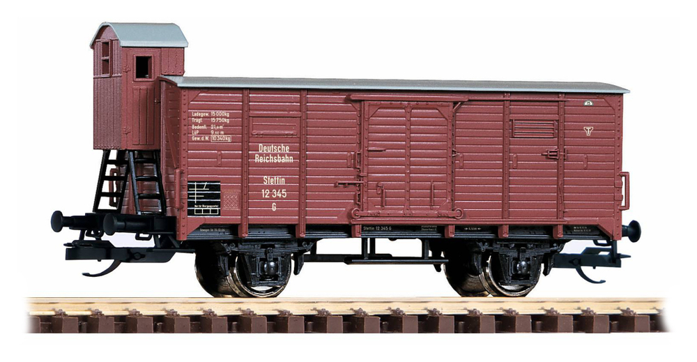 TT Товарный вагон с тормозной будкой G02 DRG II