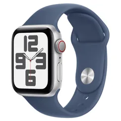 Часы Apple Watch SE (2024) 44mm Aluminium Case, Sport Band (Серебристый) S/M