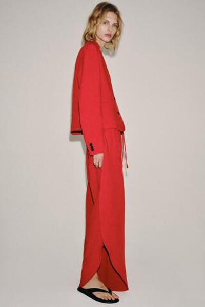 БРЮКИ С РАЗРЕЗАМИ — ZW COLLECTION — ZARA