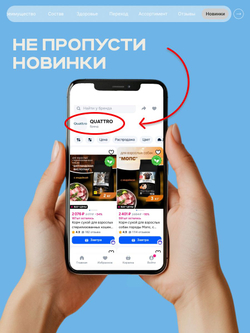 Корм сухой для взрослых кошек породы Британская короткошерстная, с лососем, 2 кг, QUATTRO