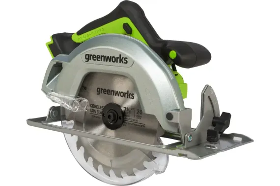 Аккумуляторная дисковая пила "GREENWORKS" GD24CS 1500907 (без АКБ и ЗУ)