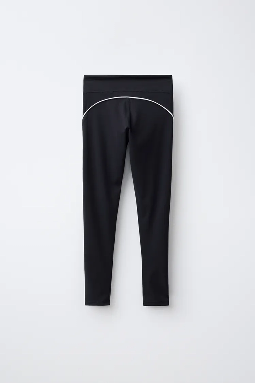 ZARA СПОРТИВНЫЕ ЛЕГИНСЫ С КОНТРАСТНОЙ ОТДЕЛКОЙ, ЧЕРНИЛЬНО-СИНИЙ