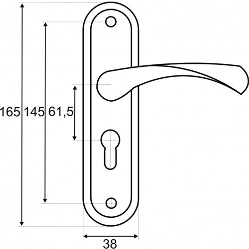 Ручки на планке VETTORE 61.323 mini SN/CP мат.никель/хром